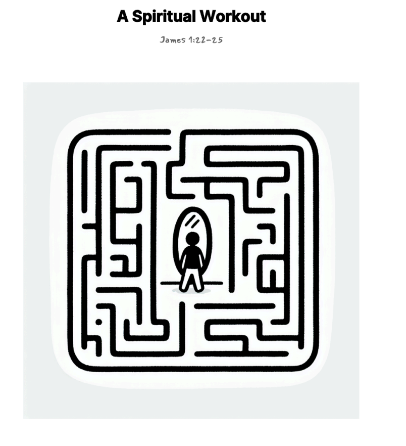 A Spiritual Workout maze